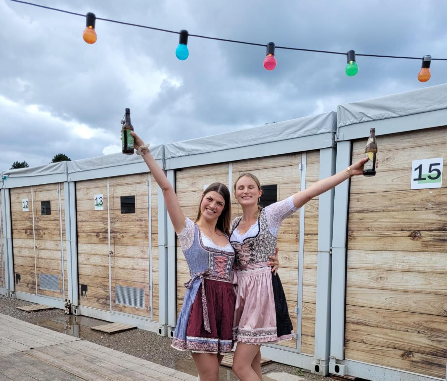 Oktoberfest Wiesn Camp Lodge Mnichov Exteriér fotografie